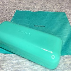 Tiffany & Co. eyeglass case with lens wipe